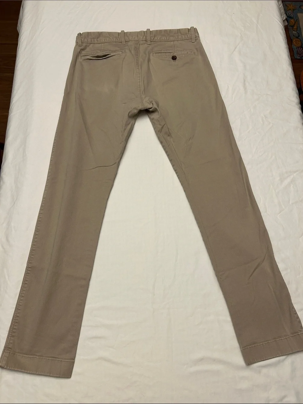 J Crew Men's Slim Fit Chino Pants in Tan Flex